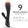 ARMONY - VIBRATORE RABBIT IN SILICONE NERO ARMONY - VIBRATORE RABBIT IN SILICONE NERO