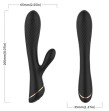 ARMONY - VIBRATORE RABBIT IN SILICONE NERO ARMONY - VIBRATORE RABBIT IN SILICONE NERO