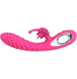 ARMONY - VIBRATORE VICKY RABBIT CON LINGUETTA TIRANTE FUCSIA ARMONY - VIBRATORE VICKY RABBIT CON LINGUETTA TIRANTE FUCSIA