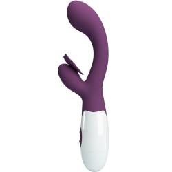 PRETTY LOVE - BUTTERFLY KISS RABBIT VIBRATOR and G-SPOT STIMULATOR LILA