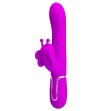 PRETTY LOVE - VIBRATORE MULTIFUNZIONE RABBIT 4 IN 1 FARFALLA FUCSIA PRETTY LOVE - VIBRATORE MULTIFUNZIONE RABBIT 4 IN 1 FARFALLA FUCSIA