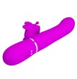 PRETTY LOVE - MULTIFUNKTIONS-KANINCHENVIBRATOR 4 IN 1 SCHMETTERLING FUCHSIA PRETTY LOVE - MULTIFUNKTIONS-KANINCHENVIBRATOR 4 IN 1 SCHMETTERLING FUCHSIA