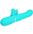 PRETTY LOVE - VIBRATORE MULTIFUNZIONE RABBIT 4 IN 1 FARFALLA VERDE ACQUA PRETTY LOVE - VIBRATORE MULTIFUNZIONE RABBIT 4 IN 1 FARFALLA VERDE ACQUA
