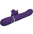 PRETTY LOVE - MULTIFUNCTION RABBIT VIBRATOR 4 IN 1 BUTTERFLY PURPLE PRETTY LOVE - MULTIFUNCTION RABBIT VIBRATOR 4 IN 1 BUTTERFLY PURPLE