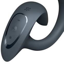 SATISFYER - G FOR GODDESS 1 VIBRATEUR RABBIT GRIS FONC