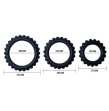 BAILE - TITAN SET 3PCS COCK RING BLACK 2.8 2.4 1.9 CM BAILE - TITAN SET 3PCS COCK RING BLACK 2.8 2.4 1.9 CM