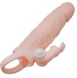 BAILE - COPERTURA PENE UOMO CORAGGIOSO CON CONIGLIO E CARNE DOPPIO MOTORE 16.5 CM BAILE - COPERTURA PENE UOMO CORAGGIOSO CON CONIGLIO E CARNE DOPPIO MOTORE 16.5 CM