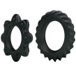 BAILE - KIT 2 ANNEAUX FLEURI EN SILICONE BAILE - KIT 2 ANNEAUX FLEURI EN SILICONE