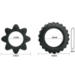 BAILE - KIT 2 ANNEAUX FLEURI EN SILICONE BAILE - KIT 2 ANNEAUX FLEURI EN SILICONE