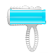 CASUAL LOVE - RINGZUNGE VIBRIERENDES BLAU CASUAL LOVE - RINGZUNGE VIBRIERENDES BLAU