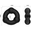 CRAZY BULL - BAGUE EN SILICONE ULTRA DOUX AVEC NODULES CRAZY BULL - BAGUE EN SILICONE ULTRA DOUX AVEC NODULES