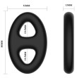 CRAZY BULL - BAGUE EN SILICONE DOUBLE OVALE CRAZY BULL - BAGUE EN SILICONE DOUBLE OVALE