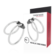 DARKNESS - ANELLO PER PENE DOPPIO IN METALLO DARKNESS - ANELLO PER PENE DOPPIO IN METALLO