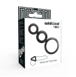 ADDICTED TOYS - RINGS SET FOR PENIS - SMOKED ADDICTED TOYS - RINGS SET FOR PENIS - SMOKED