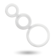ADDICTED TOYS - SET ANILLOS PENE Y TESTÍCULOS CLEAR ADDICTED TOYS - SET ANILLOS PENE Y TESTÍCULOS CLEAR