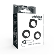 ADDICTED TOYS - SET 3 ANILLOS PENE NEGRO ADDICTED TOYS - SET 3 ANILLOS PENE NEGRO