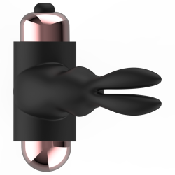 COQUETTE CHIC DESIRE - COCKRING AVEC VIBRATEUR NOIR- OR