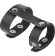 DARKNESS - LEATHER ADJUSTABLE PENIS AND TESTICLE RING DARKNESS - LEATHER ADJUSTABLE PENIS AND TESTICLE RING