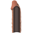 VIRILXL - EXTENSIÓN DE PENE LIQUID SILICONE V5 MARRÓN VIRILXL - EXTENSIÓN DE PENE LIQUID SILICONE V5 MARRÓN