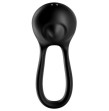 SATISFYER - MAJESTIC DUO RING VIBRATOR SCHWARZ