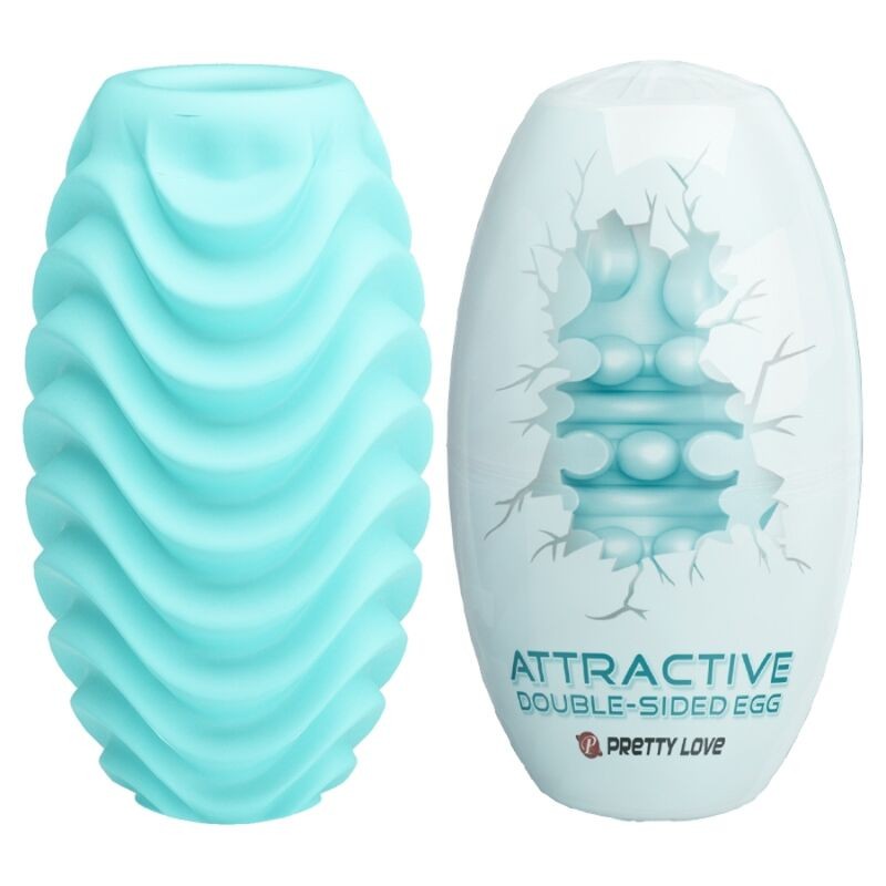 PRETTY LOVE - UOVO MASTURBATORE A DOPPIA FACCIA TURCHESE PRETTY LOVE - UOVO MASTURBATORE A DOPPIA FACCIA TURCHESE