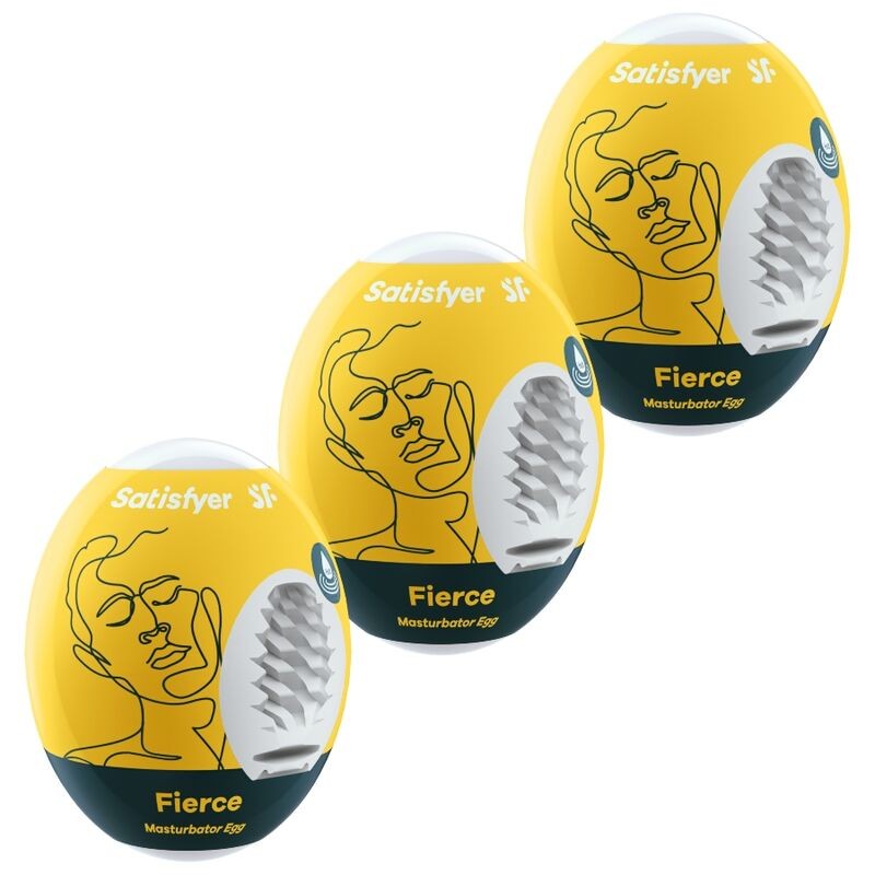 SATISFYER - 3 UOVA MASTURBATORI FIERCE SATISFYER - 3 UOVA MASTURBATORI FIERCE
