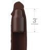 FANTASY X- TENSIONS - PIPEDREAMS SLEEVE 22,86 CM 7,62 CM PLUG BROWN