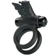 PRETTY LOVE - DOUBLE VIBRATING RING WITH BLACK STIMULATOR PRETTY LOVE - DOUBLE VIBRATING RING WITH BLACK STIMULATOR