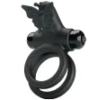 PRETTY LOVE - DOUBLE VIBRATING RING WITH BLACK STIMULATOR PRETTY LOVE - DOUBLE VIBRATING RING WITH BLACK STIMULATOR