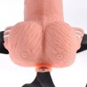 FETISH FANTASY SERIES - IMBRAGATURA REGOLABILE TELECOMANDO PENE REALISTICO CON TESTICOLI RICARICABILI E VIBRATORE 15 CM