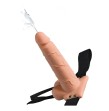 FETISH FANTASY SERIES - HARNAIS RÉGLABLE PÉNIS RÉALISTE AVEC BALLES ÉJACULANTES 19 CM