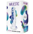ALIVE - MAJESTIC REALISTIC PENIS TRANSPARENT 14.7 CM ALIVE - MAJESTIC REALISTIC PENIS TRANSPARENT 14.7 CM