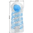 PRETTY LOVE - PICCOLO MASTURBATORE CON SPIRALI BLU PRETTY LOVE - PICCOLO MASTURBATORE CON SPIRALI BLU