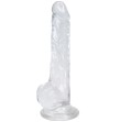 ALIVE - PÉNIS RÉALISTE LUSTY TRANSPARENT 18 CM ALIVE - PÉNIS RÉALISTE LUSTY TRANSPARENT 18 CM