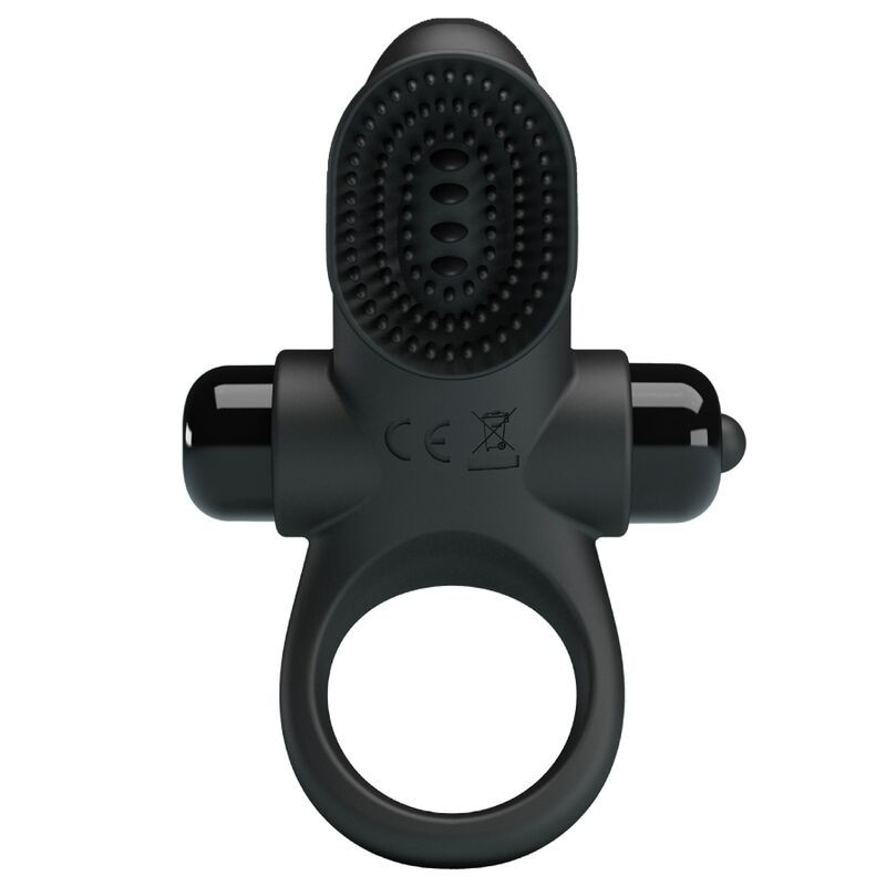 PRETTY LOVE - VIBRATOR RING II POUR LE PÉNIS NOIR PRETTY LOVE - VIBRATOR RING II POUR LE PÉNIS NOIR