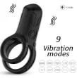 ARMONY - DOUBLE RING VIBRATOR BLACK ARMONY - DOUBLE RING VIBRATOR BLACK