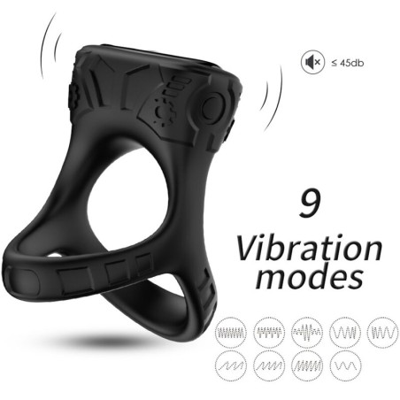 ARMONY - ANNEAU VIBRATEUR and MULTIPOSITION NOIR