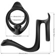 ARMONY - TAIL DOUBLE ANAL RING BLACK ARMONY - TAIL DOUBLE ANAL RING BLACK