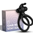 ARMONY - ANNEAU VIBRATEUR DOUBLE TRAVELER POUR COUPLES LAPIN NOIR ARMONY - ANNEAU VIBRATEUR DOUBLE TRAVELER POUR COUPLES LAPIN NOIR