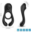 ARMONY - VEYRON DOUBLE VIBRATOR RING TOY FOR COUPLES BLACK ARMONY - VEYRON DOUBLE VIBRATOR RING TOY FOR COUPLES BLACK