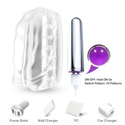 ARMONY - MASTER MASTURBATOR and VIBRATOR TRANSPARENT