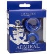 CALEXOTICS - ADMIRAL SET 3 ANILLOS PARA PENE AZUL CALEXOTICS - ADMIRAL SET 3 ANILLOS PARA PENE AZUL
