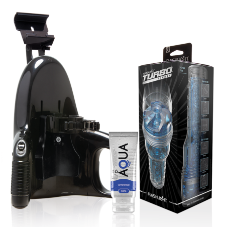 FLESHLIGHT - TURBO THRUST BLUE ICE UNIVERSAL LAUNCH AQUA QUALITY LUBRICANT 50 ML
