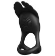 PRETTY LOVE - SILAS VIBRANT PENIS RING 7 VIBRATIONS BLACK SILICONE PRETTY LOVE - SILAS VIBRANT PENIS RING 7 VIBRATIONS BLACK SILICONE