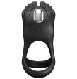 PRETTY LOVE - SILAS VIBRANT PENIS RING 7 VIBRATIONS BLACK SILICONE PRETTY LOVE - SILAS VIBRANT PENIS RING 7 VIBRATIONS BLACK SILICONE