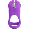 PRETTY LOVE - SILAS ANNEAU PÉNIS VIBRANT 7 VIBRATIONS SILICONE VIOLET