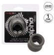 CALEXOTICS - ALPHA ANILLO EXTENSIÓN ESCROTO DOBLE NEGRO CALEXOTICS - ALPHA ANILLO EXTENSIÓN ESCROTO DOBLE NEGRO