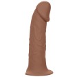 CALEXOTICS - EXTENSION PERFORMANCE MAXX RÉALISTE AVEC HARNAIS PEAU MARRON CALEXOTICS - EXTENSION PERFORMANCE MAXX RÉALISTE AVEC HARNAIS PEAU MARRON