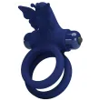 PRETTY LOVE - JAMELE DOUBLE ANNEAU AVEC VIBRATION and STIMULATEUR DE PAPILLON BLEU PRETTY LOVE - JAMELE DOUBLE ANNEAU AVEC VIBRATION and STIMULATEUR DE PAPILLON BLEU