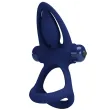 PRETTY LOVE - MAT DOUBLE RING WITH VIBRATION and STIMULATOR BLUE PRETTY LOVE - MAT DOUBLE RING WITH VIBRATION and STIMULATOR BLUE